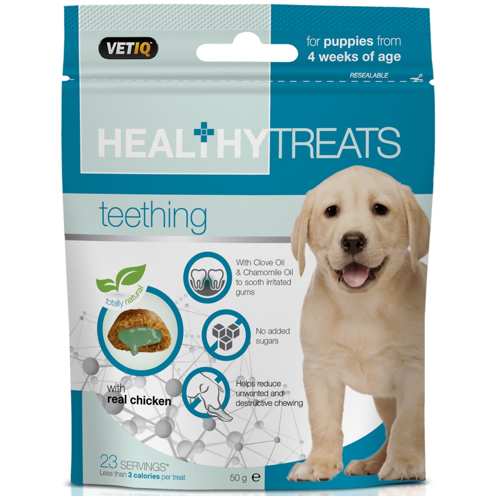 Mark & Chappell Teething Treats For Puppies - 50G- Dog Treats
